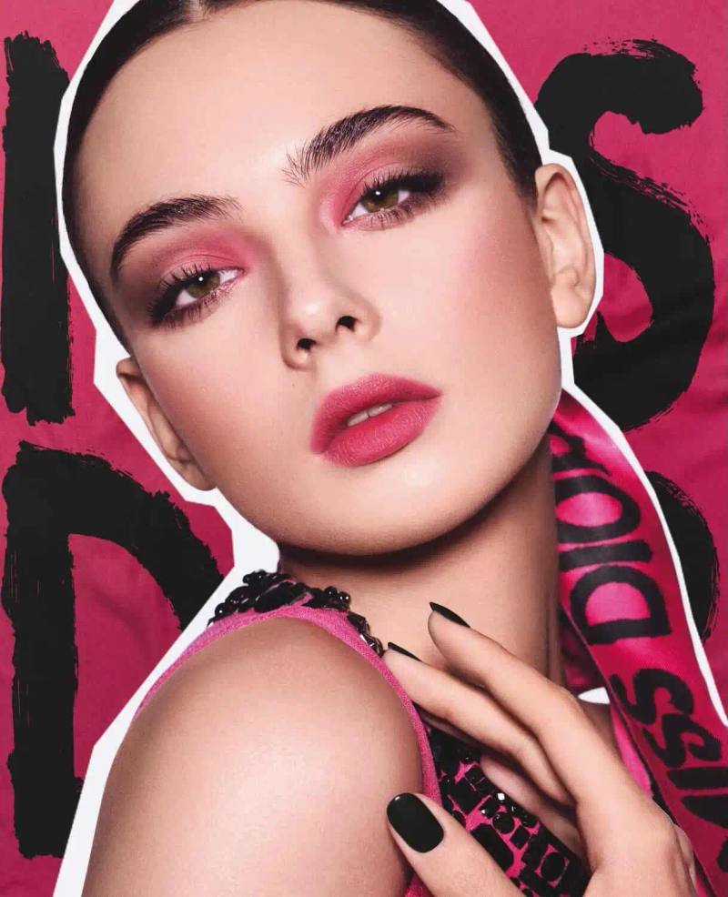 image about Dior's new makeup collection featuring three color-themed product lines designed by Peter Philips. Includes details about formulas, packaging, and campaign models for the autumn 2025 Miss Dior release.