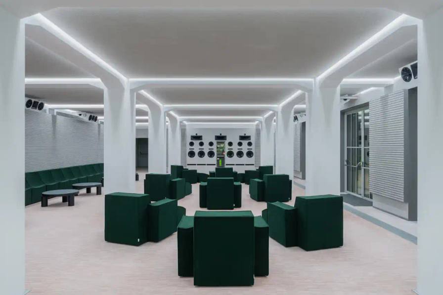 TRIENNALE MILANO OPENS VOCE AUDIO SPACE image about Voce, a new audio venue at Milan's Triennale Museum combining listening room and cocktail service. Features details about architectural design, acoustic systems, programming, and operating hours. Located at Palazzo dell'Arte with evening cocktail service Tuesday through Sunday.