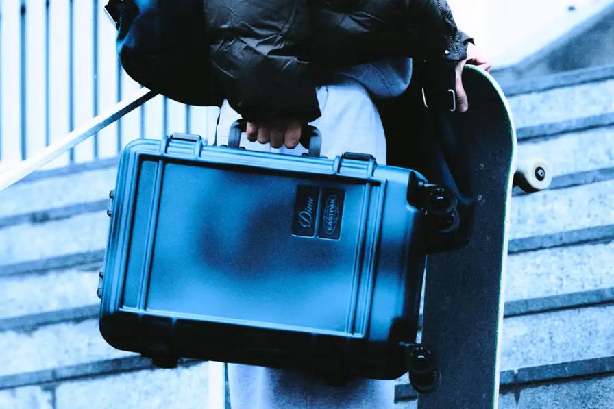 DIME AND EASTPAK RELEASE DURABLE BAG COLLECTION Montreal skate brand Dime partners with bag manufacturer Eastpak to create three practical carryall designs launching in January 2025.