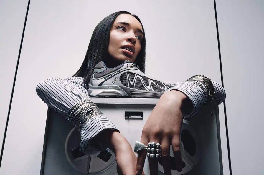 Salomon releases campaign featuring musician Dina Ayada for XT-Whisper sneaker in three colorways launching February 2026.