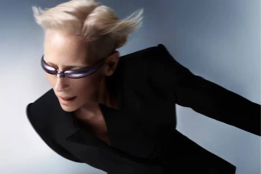 image's Campaign video shows Tilda Swinton performing in Gentle Monster's conceptual space wearing the new BOLD eyewear collection.