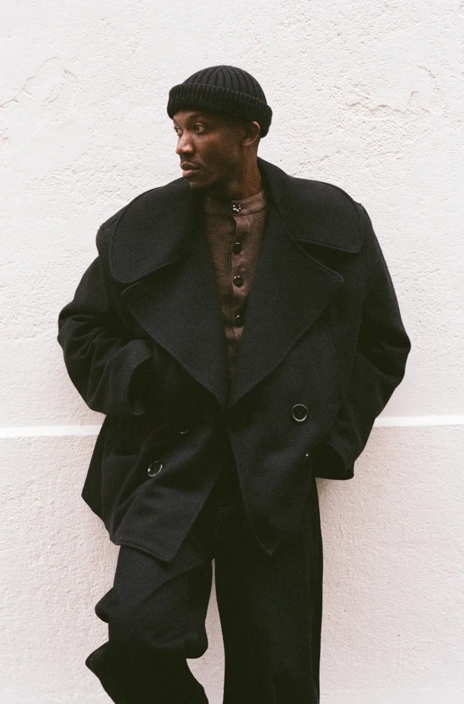 KWAME ADUSEI IS THE DESIGNER WE FOUND BY ACCIDENT IN PARIS Portrait of designer Kwame Adusei, founder of the Los Angeles-based fashion label, during an interview at his Paris boutique.