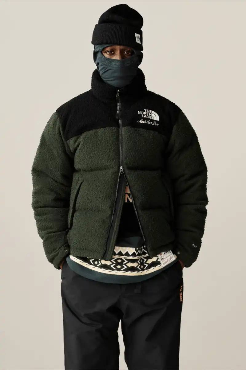 image about fashion collaboration between outdoor brand The North Face and New York streetwear label Aimé Leon Dore launching September 19, 2025