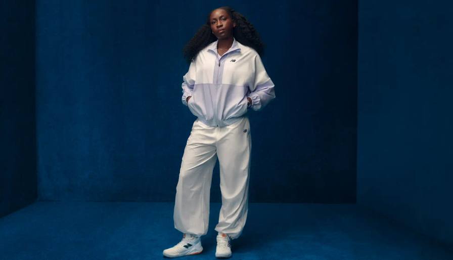 NEW BALANCE UNVEILS COCO GAUFF AUSTRALIAN OPEN KIT New Balance launches Coco Gauff's Australian Open tennis collection featuring three distinct looks in hot marigold, navy blue, and periwinkle colors. The collection includes on-court wear, practice gear, walk-on outfit, and new sneaker colorways, available globally from January 17.