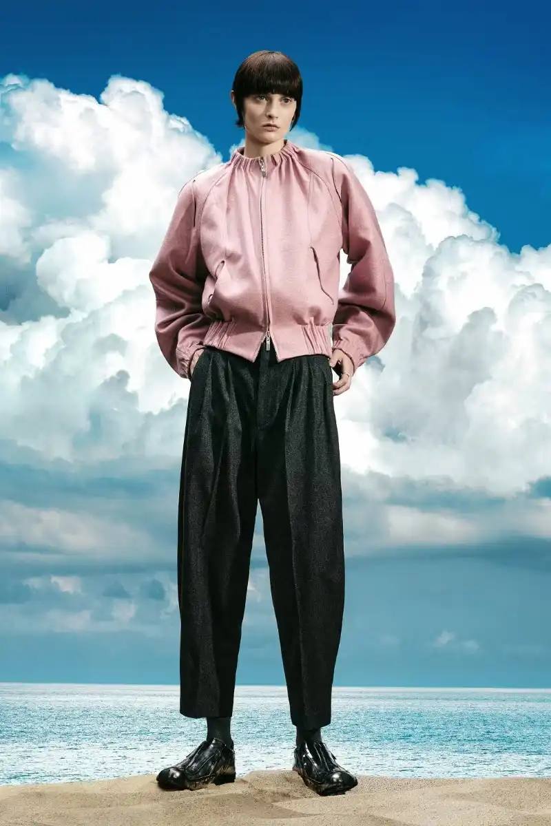 Fashion image about ADERERROR's Fall/Winter 2025 collection featuring Post Human design themes and global expansion plans.