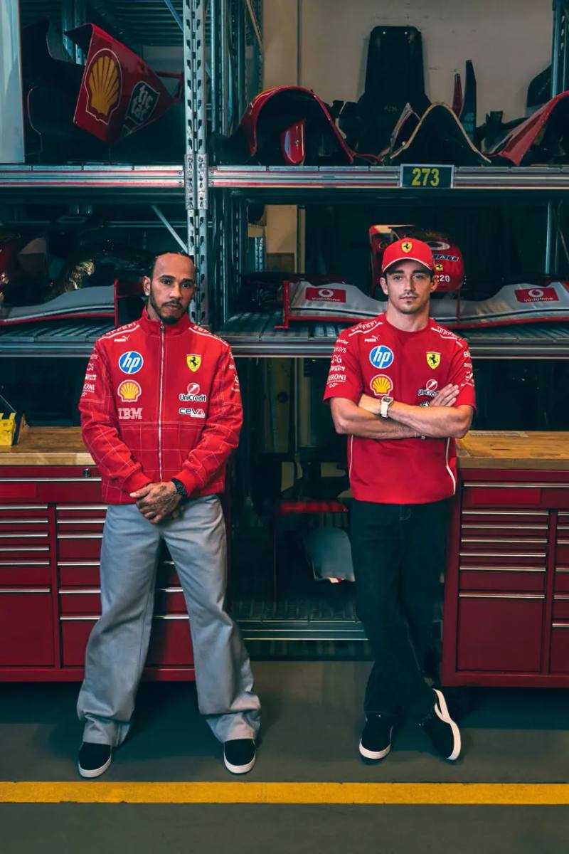 an image detailing the new PUMA and Scuderia Ferrari Monza 2026 apparel collection honoring Michael Schumacher.