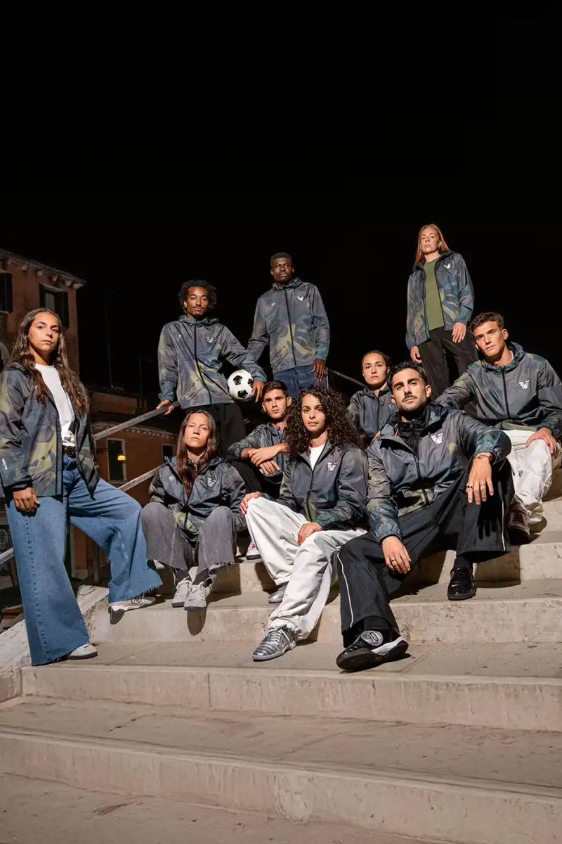 VENEZIA FC LAUNCHES LION CAMO RAIN JACKET Venezia FC and NOCTA present a new rain jacket with Lion emblem and camouflage pattern inspired by Venice's lagoons.