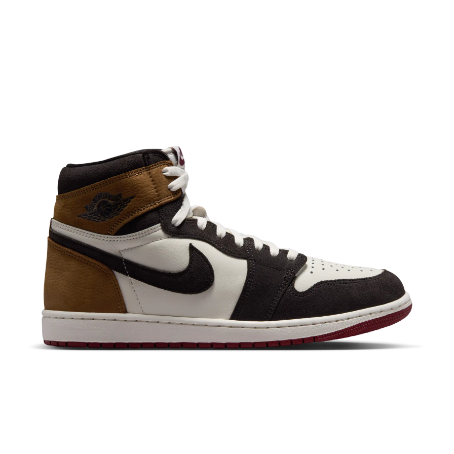 image detailing the release, design, materials, and pricing of the Air Jordan 1 High OG Love Letter sneaker.