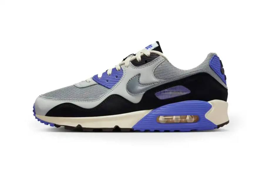 image about Dutch retailer Patta's latest Nike collaboration featuring Air Max 90 sneakers in two colorways, part of their ongoing Wave series. Includes release dates, purchasing locations, and campaign details for the complete collection launch.