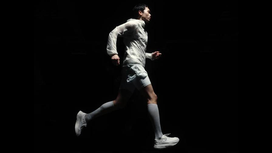 Image detailing the collaborative running apparel and footwear collection by On and POST ARCHIVE FACTION.
