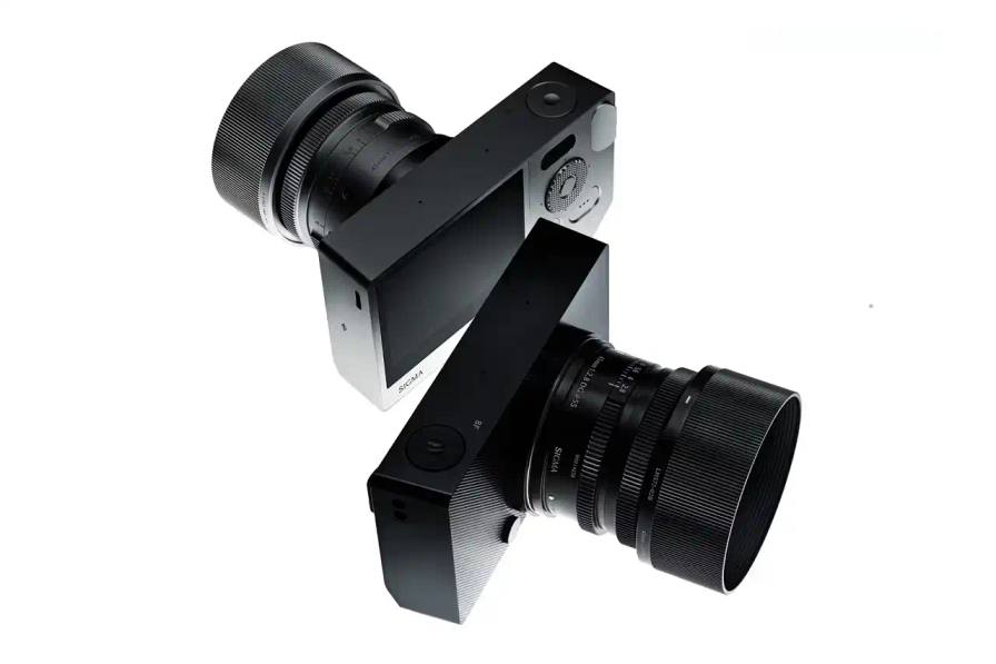 The Sigma BF mirrorless camera featuring a sleek aluminum unibody design with minimalist controls and professional-grade image quality.