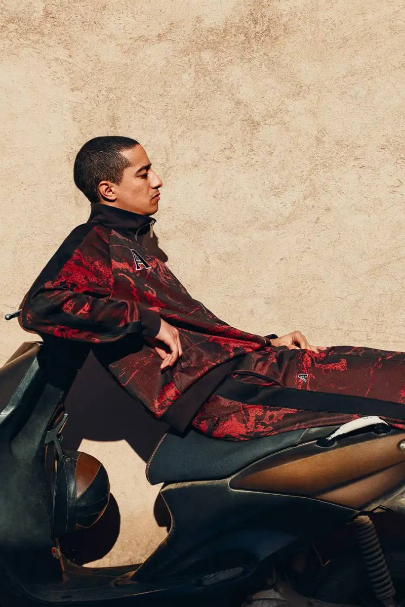 PUMA AND AHLUWALIA RELEASE SECOND FOOTBALL COLLECTION An image detailing a second clothing collaboration between PUMA and designer Priya Ahluwalia focusing on African football aesthetics.