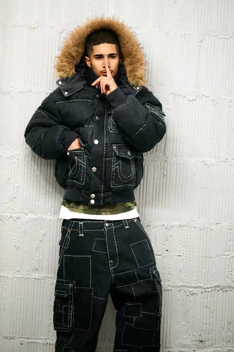 Supreme and True Religion announce a Fall 2025 collaboration featuring denim and leather outerwear, hoodies, accessories, and signature horseshoe logo details, releasing November 20, 2025.
