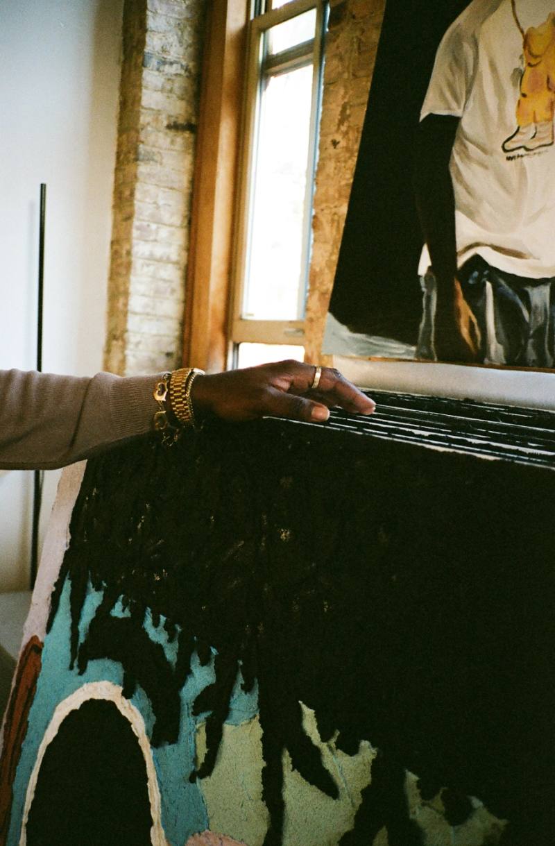 MR STAR CITY ON TURNING PERSONAL EXPERIENCE INTO POWERFUL ART image of the artist Mr Star City. He discusses his painting series, personal loss, family relationships, and artistic process.