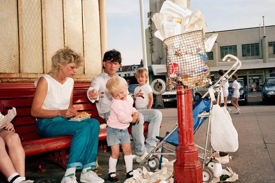 The Martin Parr Foundation presents a 40th-anniversary exhibition of The Last Resort, featuring unseen images and the photographer's original camera.