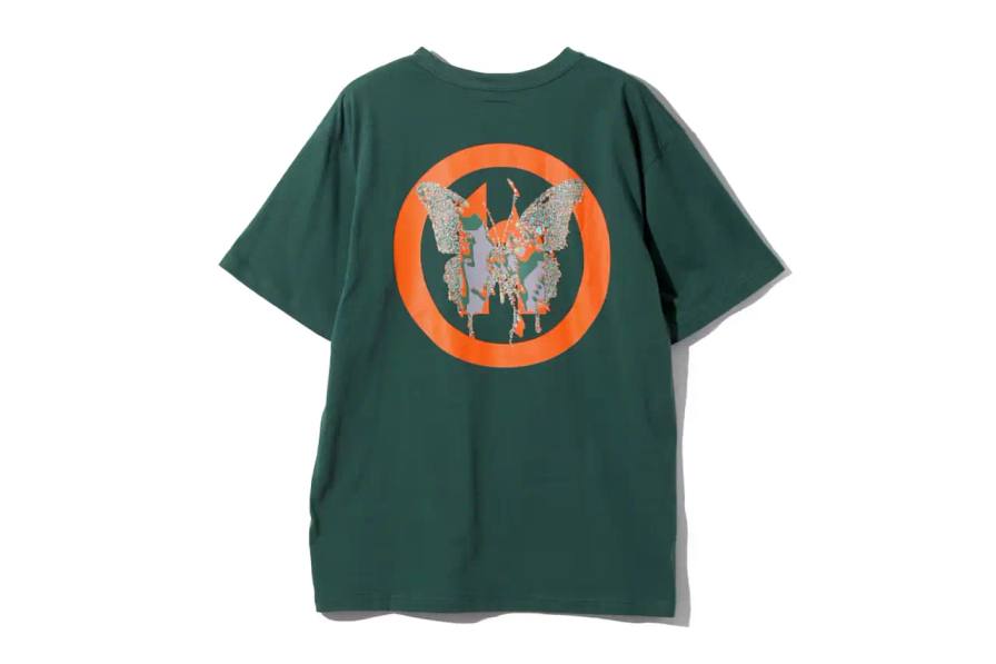 HIDDEN.NY AND NEEDLES UNVEIL LATEST COLLAB CAPSULE HIDDEN.NY and NEEDLES streetwear collaboration capsule collection featuring green hues, overlapping logos, and digital-inspired graphics on classic NEEDLES styles like Cut t-shirts, tracksuits, and mohair cardigans. Exclusive launch at NEPENTHES Tokyo on September 27, including unique REBUILD BY NEEDLES pieces