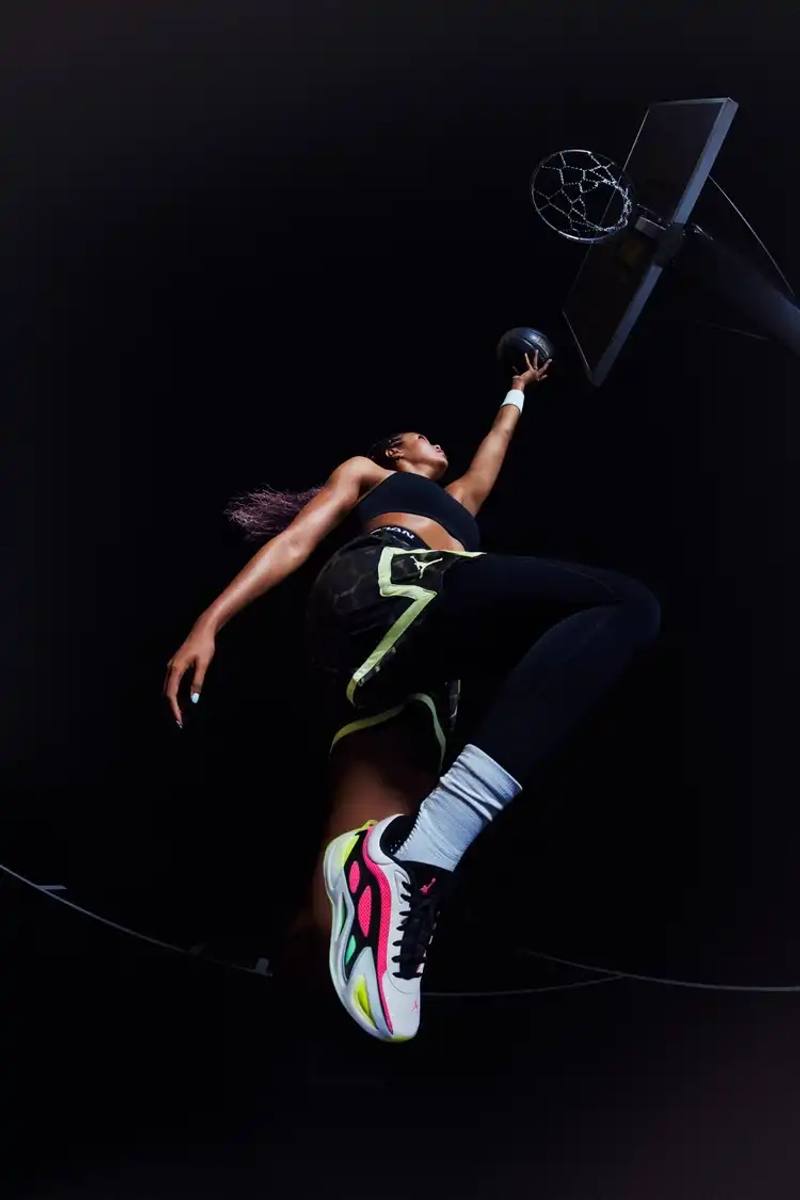 Article about Jordan Brand's Heir Series 2 basketball shoe release, featuring design improvements based on player feedback for women's basketball performance.