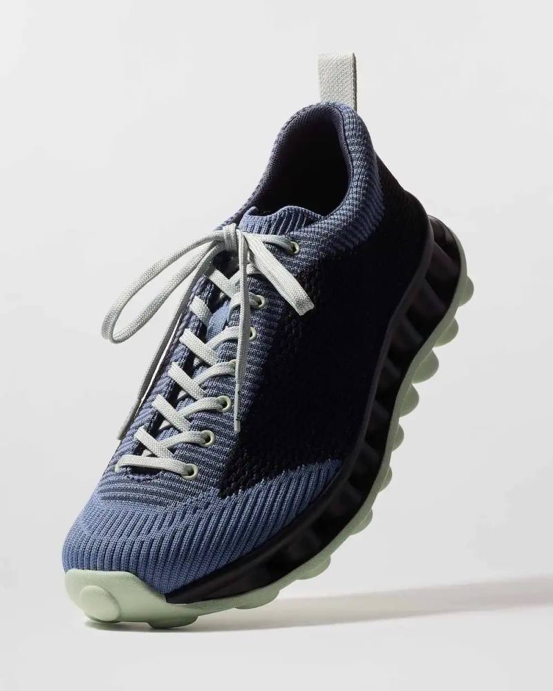 SUNNEI x Camper Pelotissima sneakers with two-tone chunky XL EXTRALIGHT EVA soles and engineered mesh uppers in four vibrant colorways.