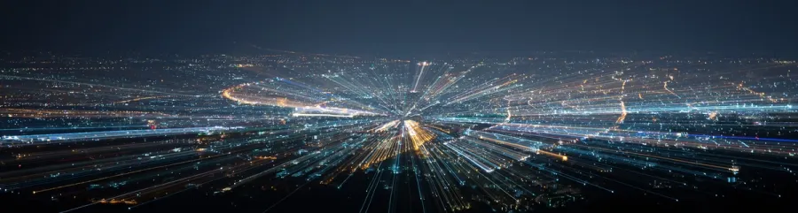 internet city skyline