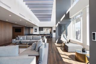 Communal lounge area with comfortable seating