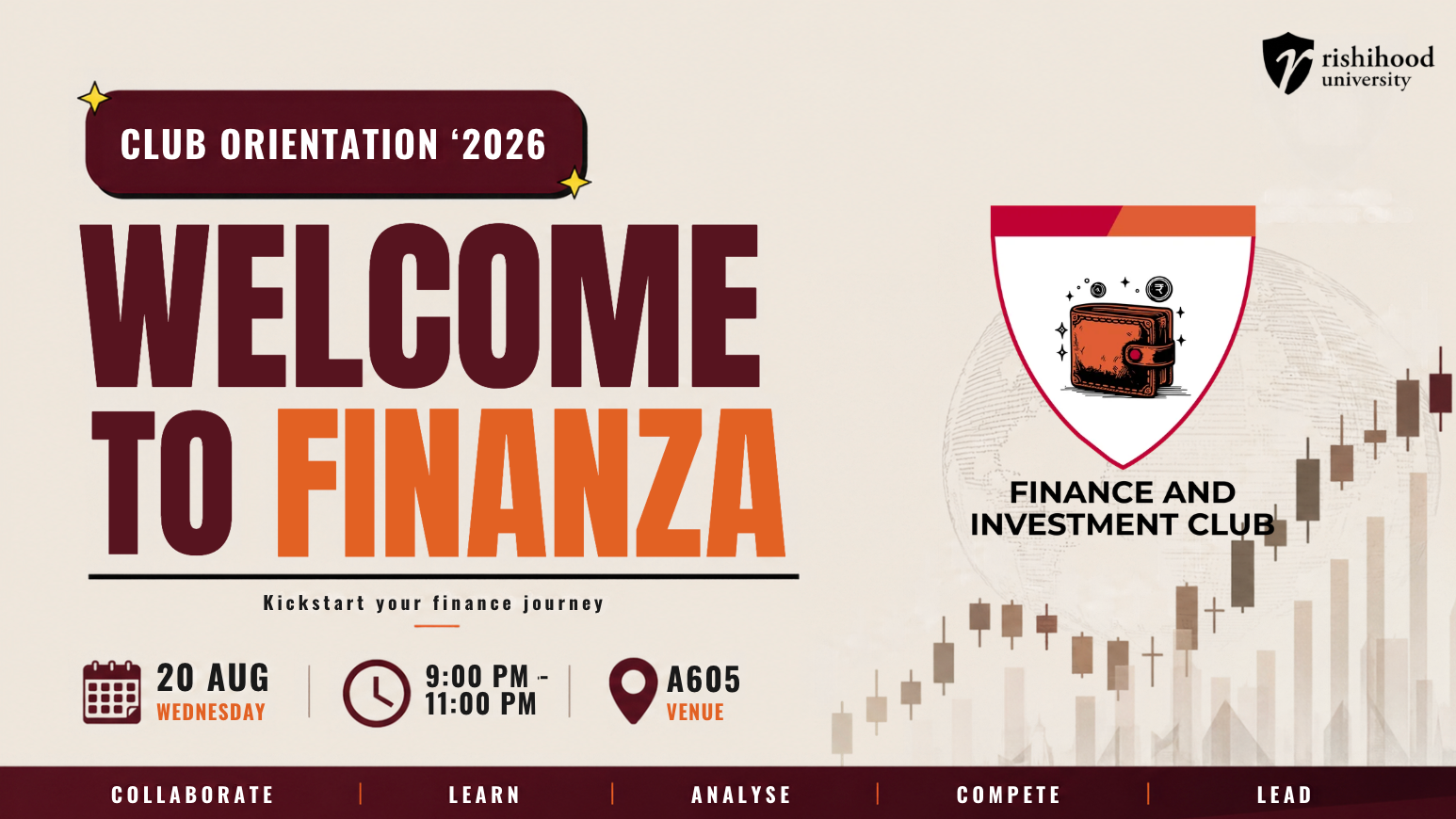 Welcome to Finanza | Club Orientation '2026
