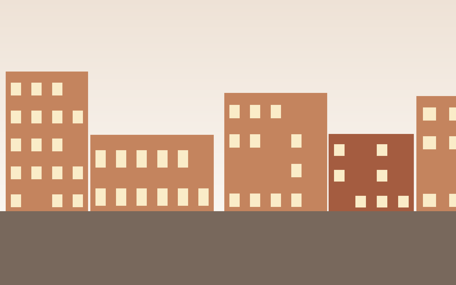 Placeholder illustration of finished building work