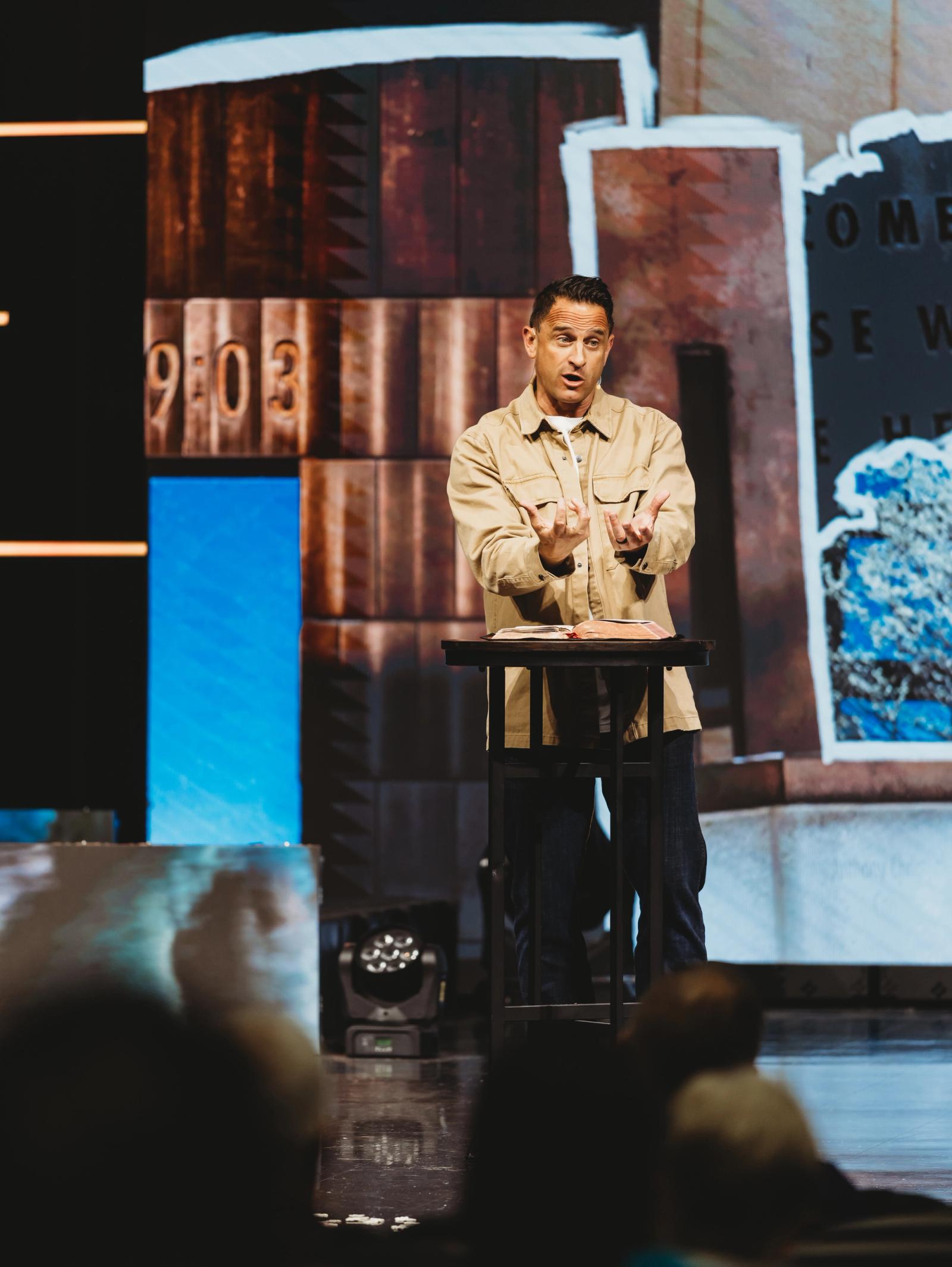 pastor preaching
