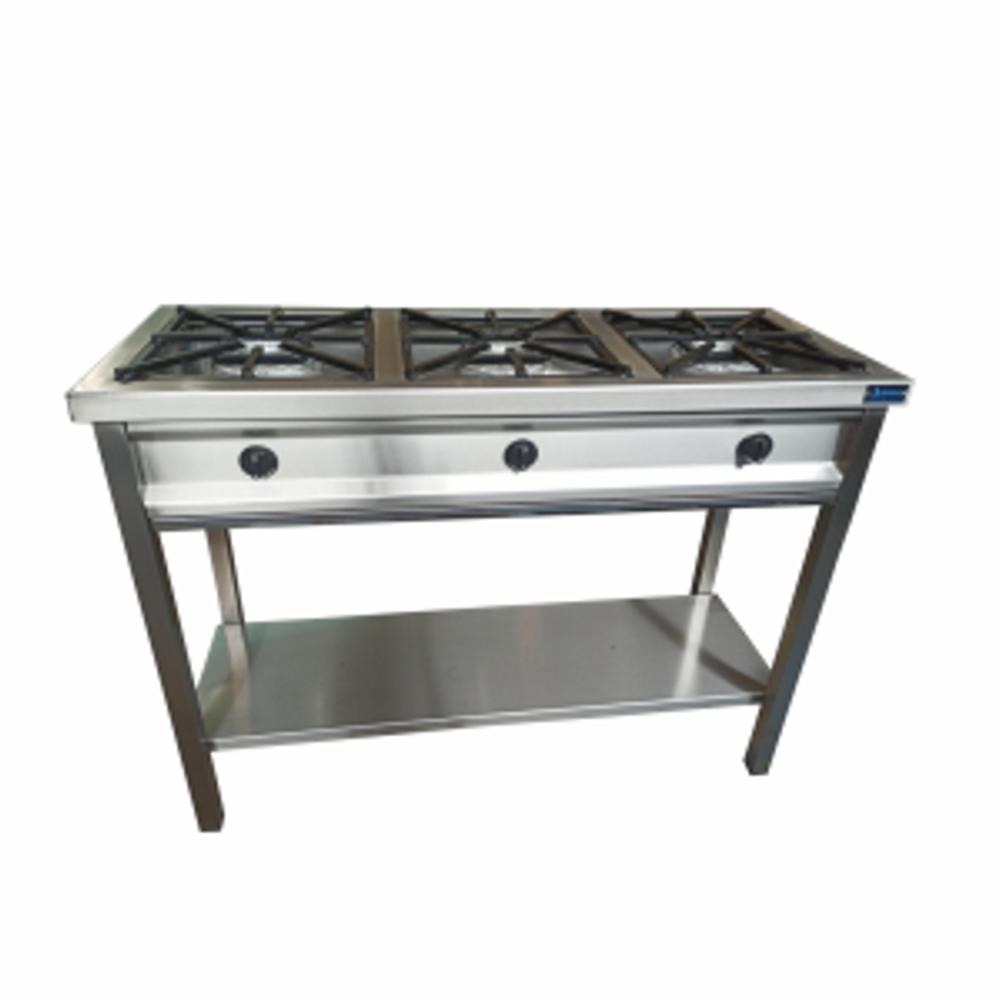 Estufa Industrial 3 Fogones