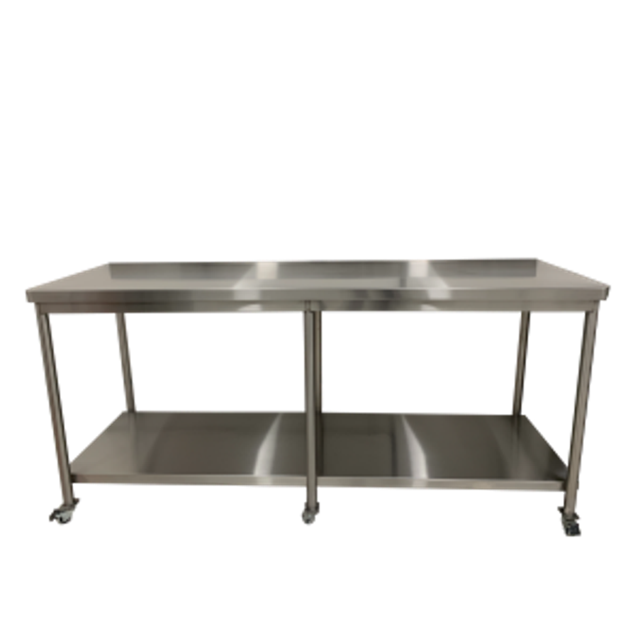 Mesa Lisa Y Entrepaño 6 Patas