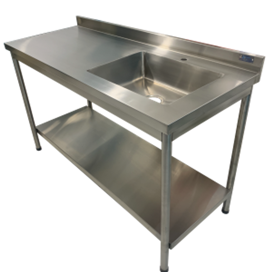 Mesa tipo entrepaño con poceta