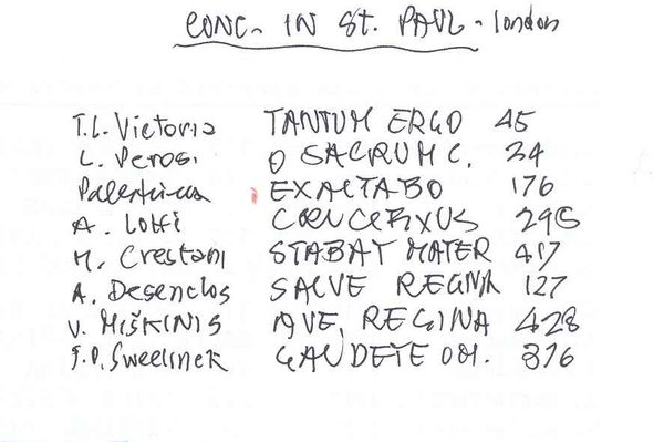 Londra, 4–7 novembre 2004: programma (2/2)