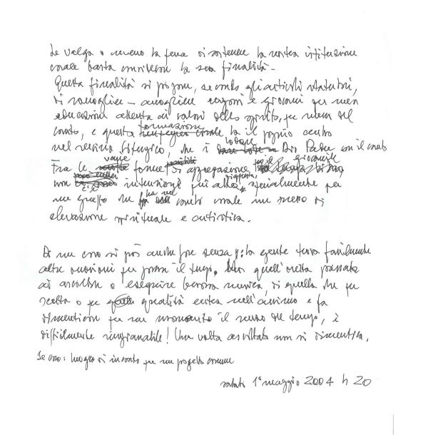Sul coro, 1º maggio 2004