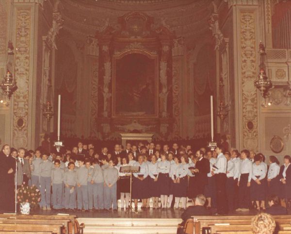 Decennale del coro, 28 aprile 1984