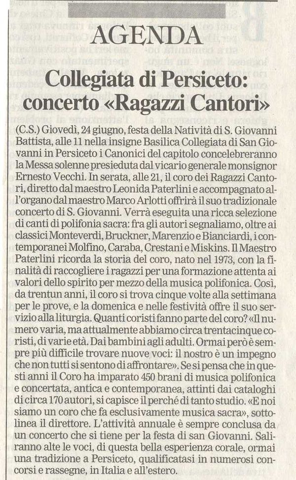 “Avvenire”, giugno 2004