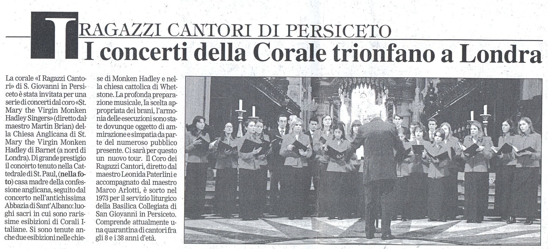 Avvenire, 21 novembre 2004