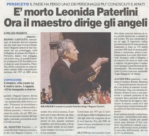 “il Resto del Carlino”, 30 dicembre 2010