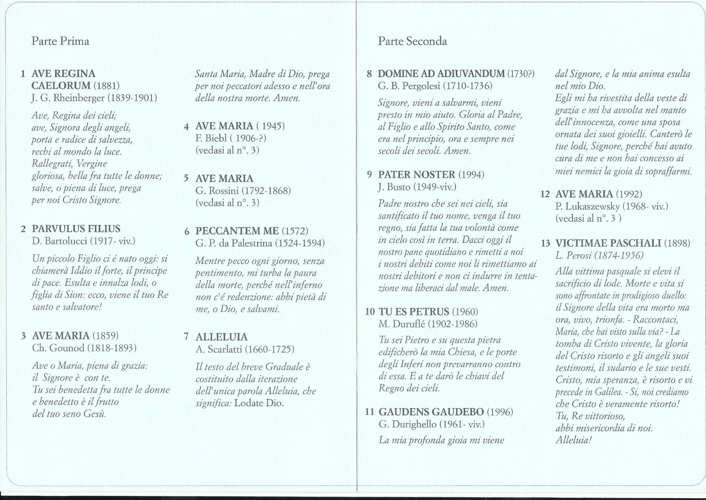 Programma di sala 2