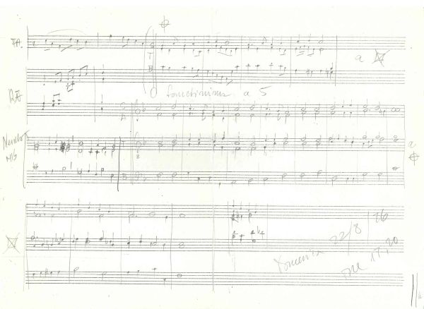 O sanctissima a 5 voci, 22 agosto 1976