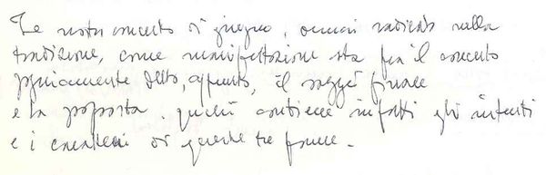 Sul concerto di giugno, seconda metà del 1986