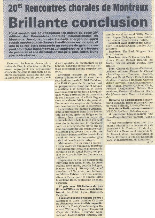 Montreux, 11 aprile 1983