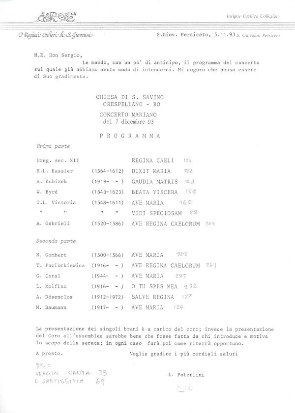 Crespellano, 7 dicembre 1993
