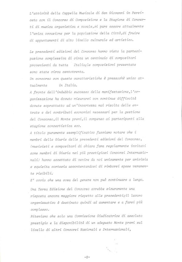 III Concorso nazionale di composizione musicale sacra di San Giovanni in Persiceto, 1995 (2/5)