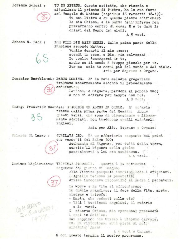 Presentazione del programma, 24 giugno 1977 (2/2)