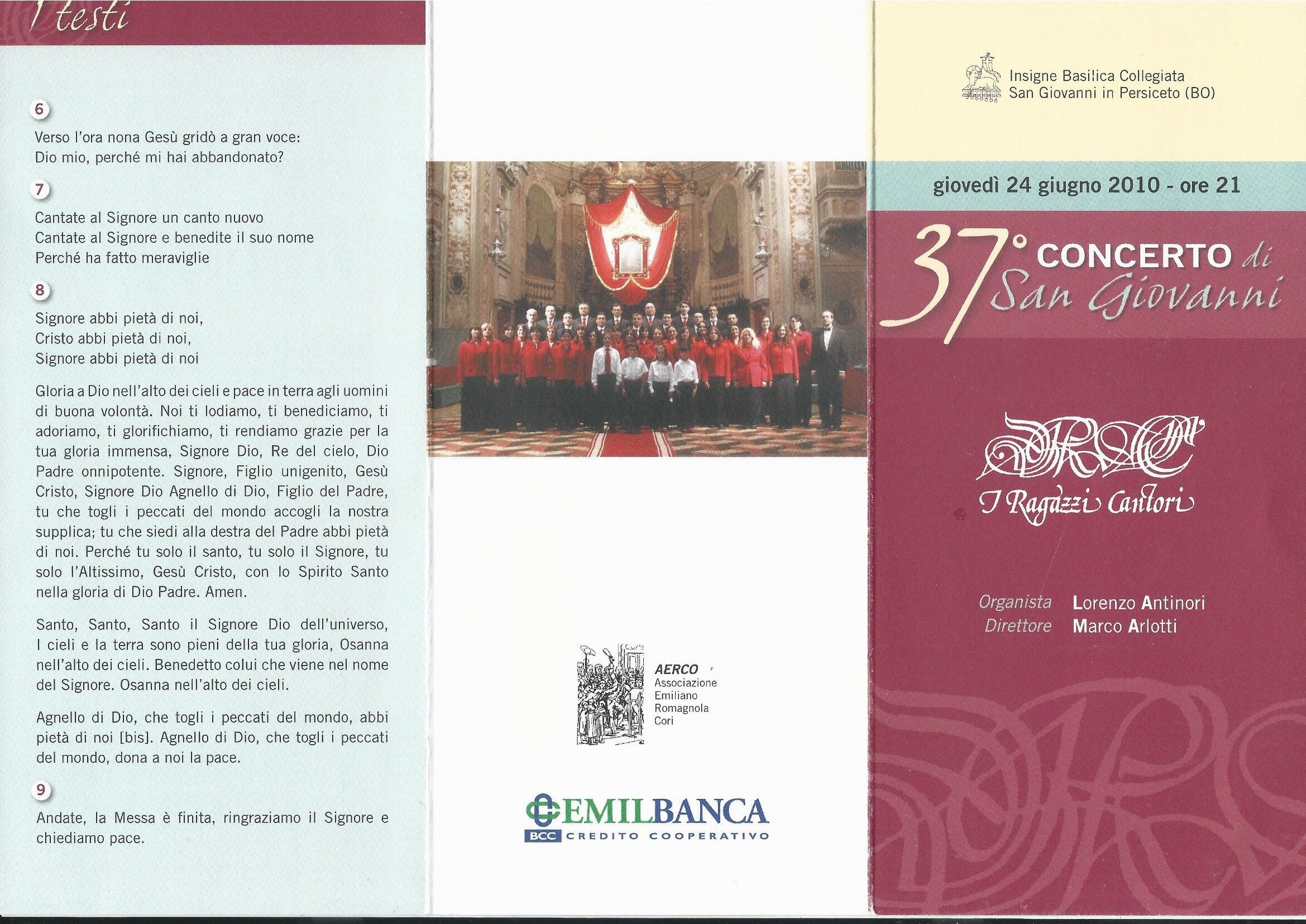 Programma di sala 1