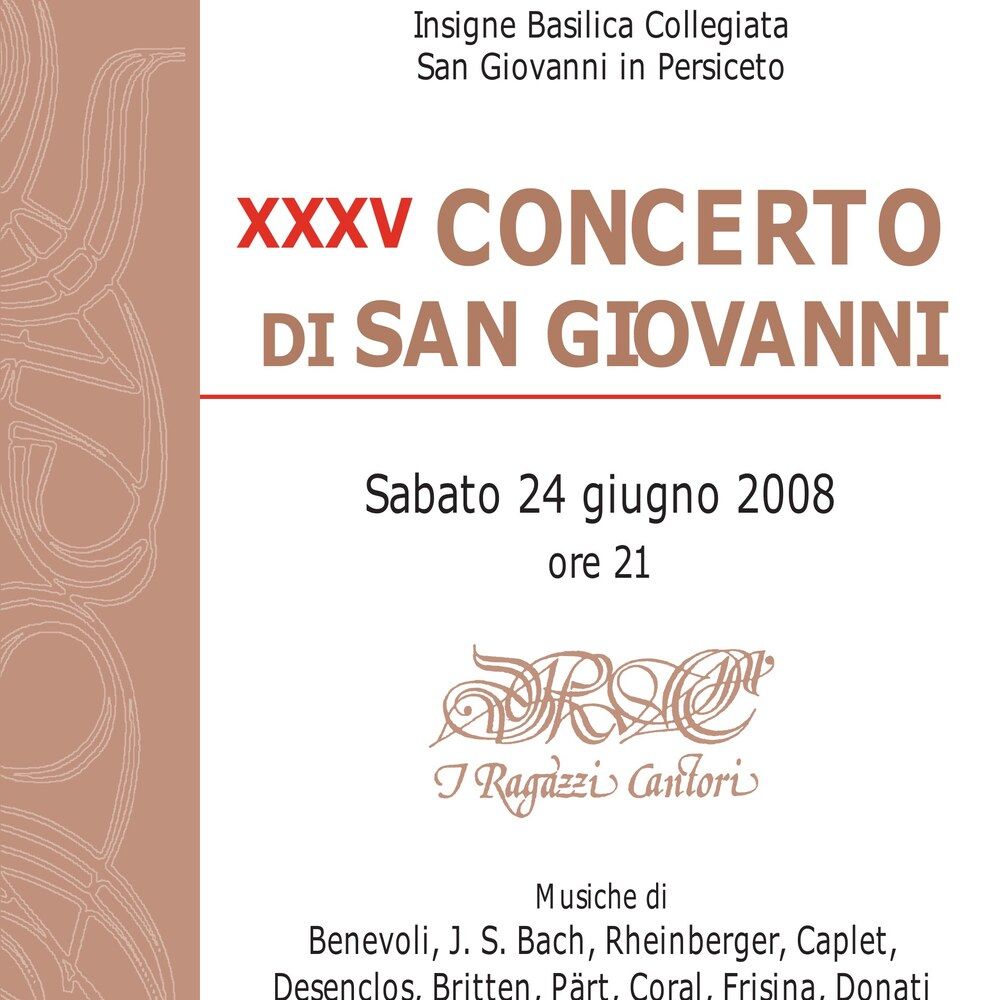 35º Concerto di San Giovanni