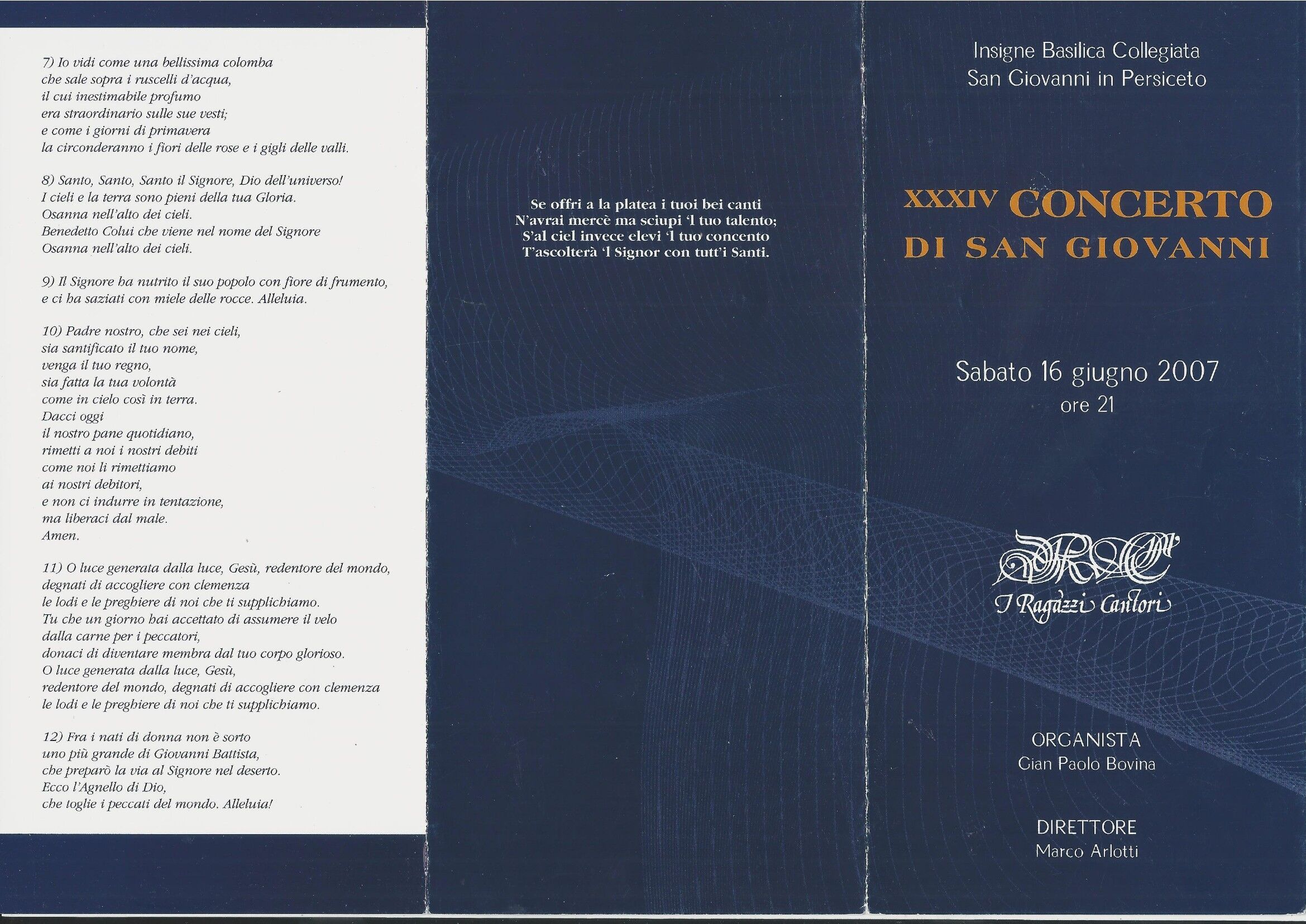 Programma di sala 1