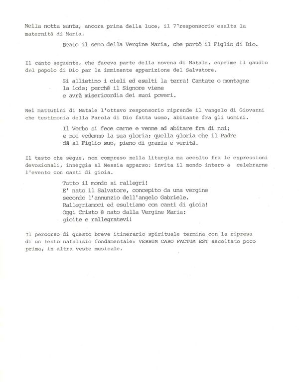 Veglia di Natale, dicembre 1987 (2/2)