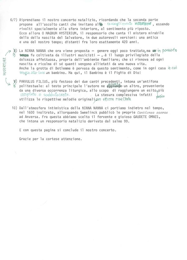 Concerto natalizio a San Severino, 23 novembre 2002 (2/2)
