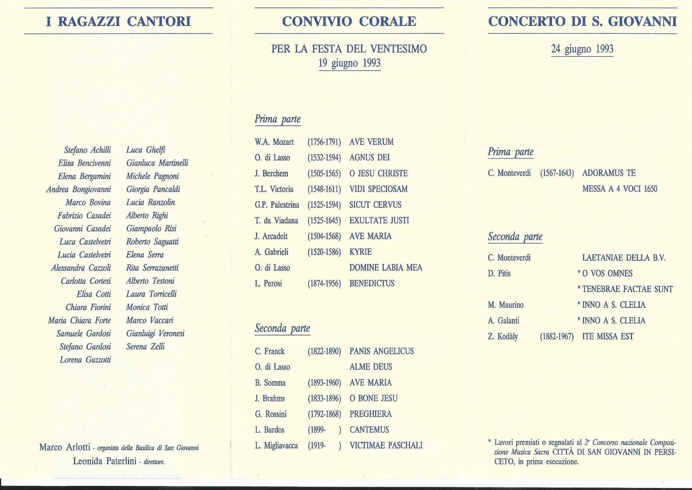 Programma di sala 2