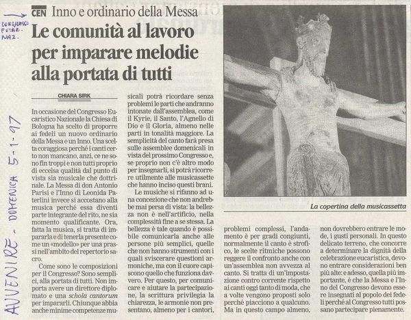 “Avvenire”, 5 gennaio 1997